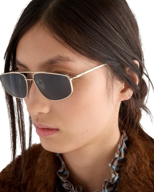 Gafas De Sol De La Colección Eyewear, Mujer Prada de color Blue