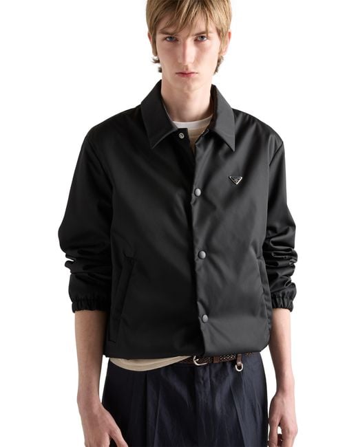 Prada Black Re-Nylon Blouson Jacket for men