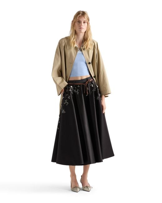 Prada Blue Tulle Top