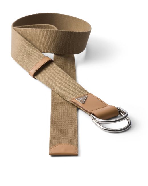 Prada Multicolor Cotton Belt for men