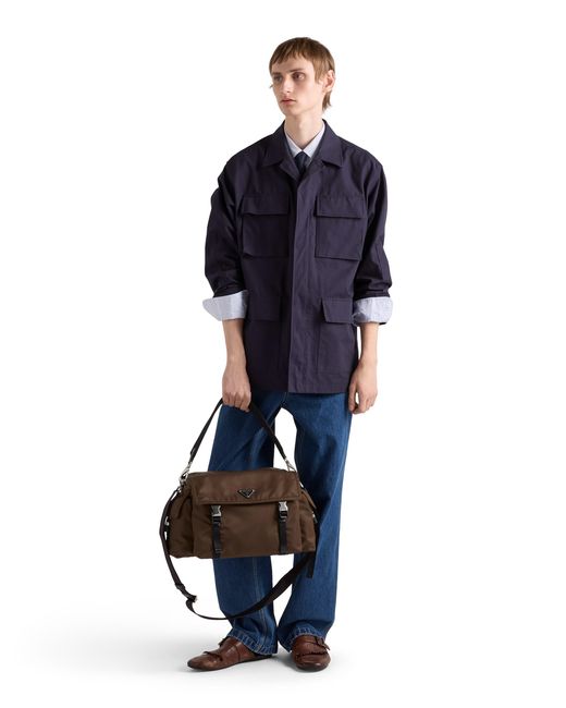 Borsa Explore di Prada in Black da Uomo
