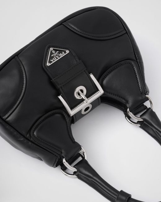 Prada Black Moon Padded Nappa-Leather Bag