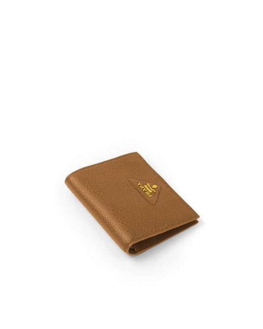 Prada White Small Leather Wallet