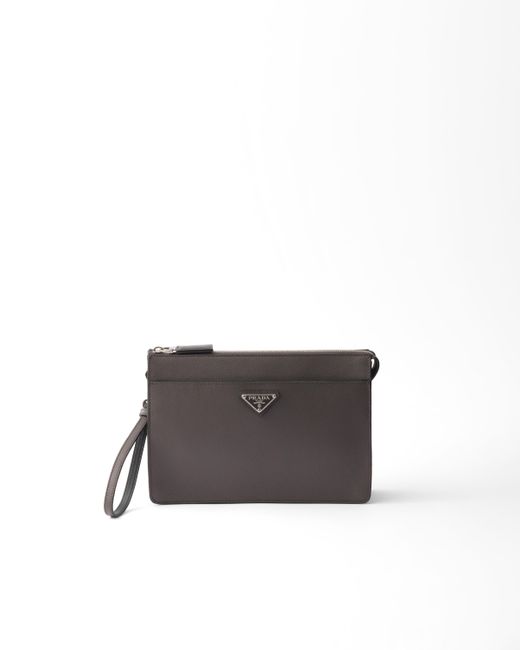 Bolso De Hombre De Piel Saffiano Prada de hombre de color White