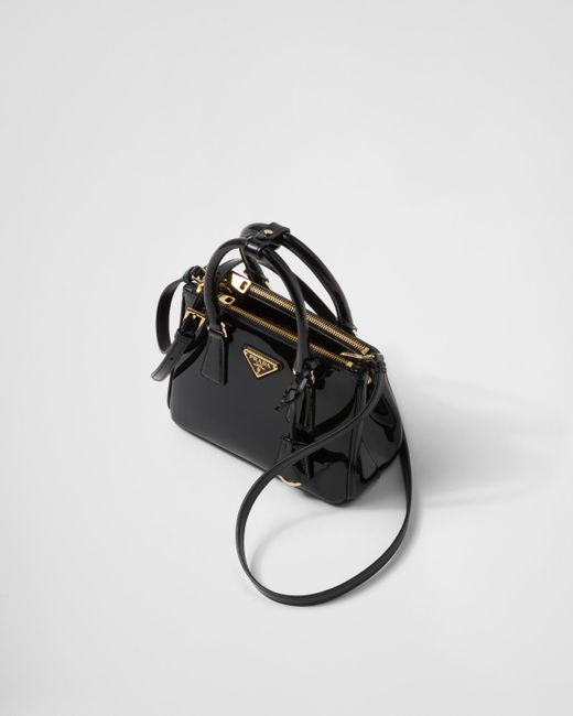 Prada Black Galleria Patent Leather Mini Bag