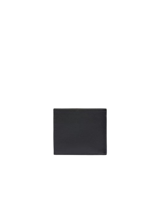 Bifold wallet Prada pour homme en coloris Black