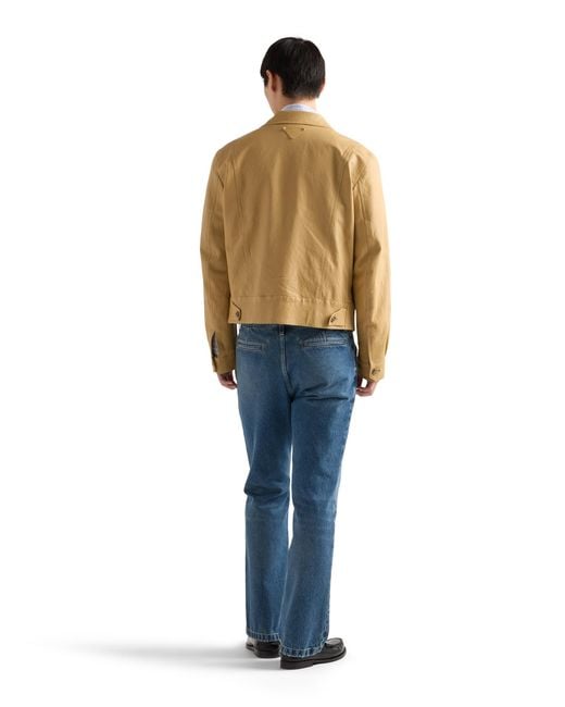 Prada Natural Nappa Leather Jacket for men