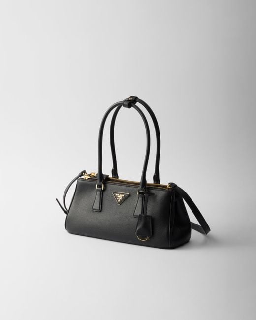 Prada Black Galleria Medium Leather Bag