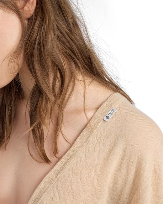 Prada Natural Cashmere Cardigan