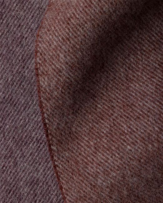 Prada Purple Cashmere And Wool Scarf for men