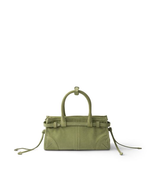 Prada Green Bonnie Suede Mini Handbag