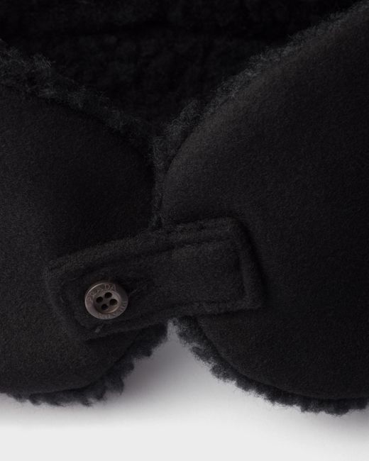Prada Hut Aus Stoff in Black für Herren
