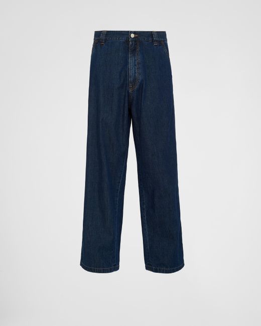Prada Blue Light Denim Jeans for men
