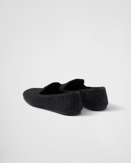 Chaussures En Tissu Prada pour homme en coloris Black