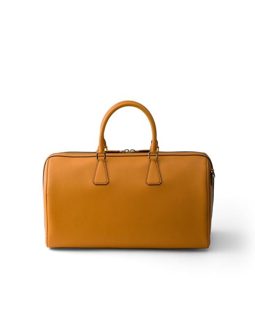 Borsa Da Viaggio di Prada in Brown
