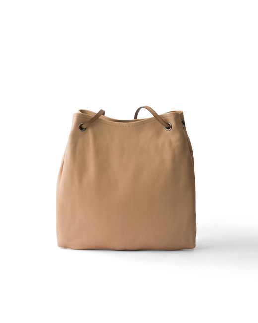 Prada Brown Route Large Leather Bag
