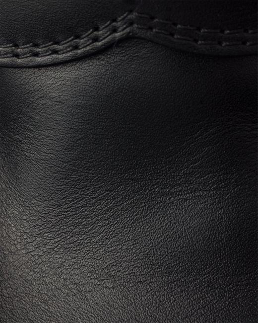Prada Loafer Aus Gebürstetem Leder in Black für Herren