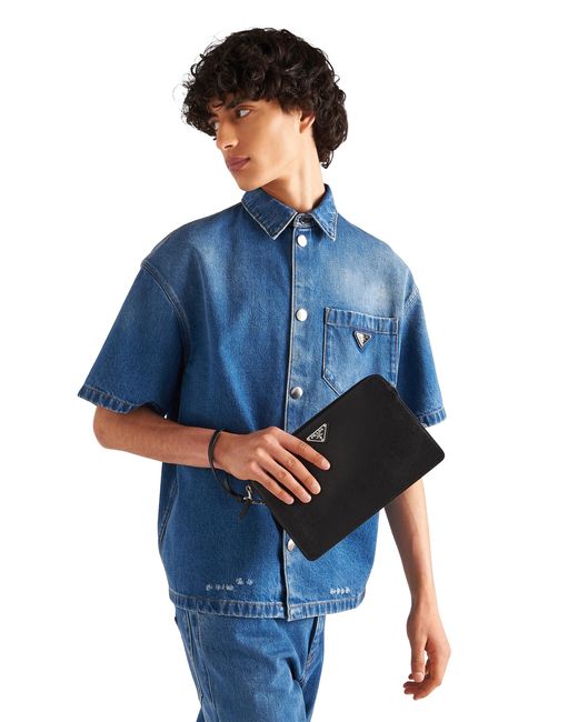 Pouch di Prada in Black da Uomo