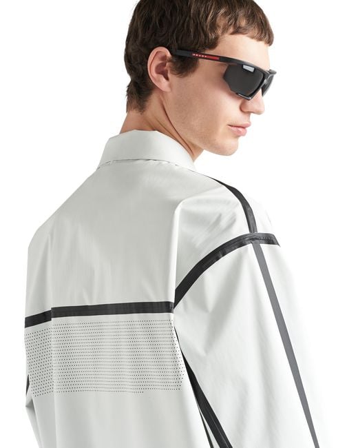Prada White Extreme Tex Light Shirt for men