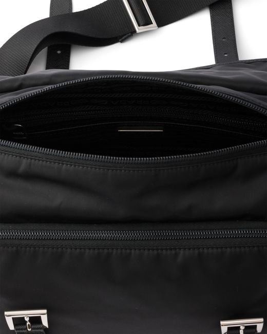 Borsa A Tracolla Large di Prada in Black