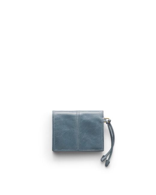 Prada Blue Small Leather Wallet