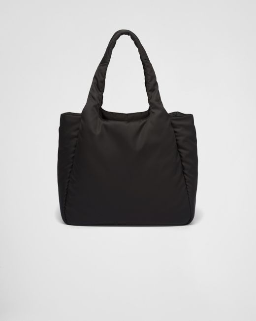 Prada Large Padded Re nylon Tote Bag in Black Lyst UK