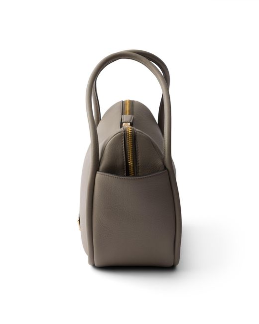 Prada Natural Darling Leather Handbag