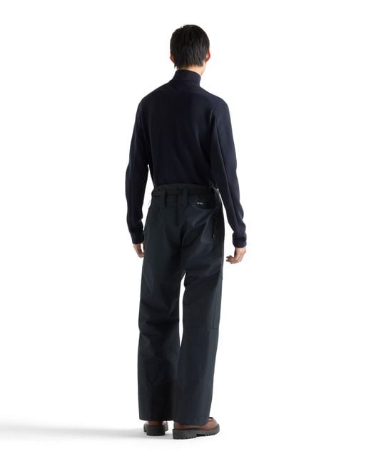 Prada Gray Technical Fabric Ski Pants for men