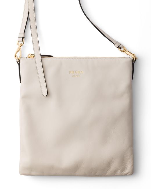 Prada Natural Nappa Leather Mini Shoulder Bag