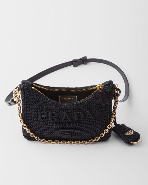 Prada White Re-Edition Crochet Mini-Bag