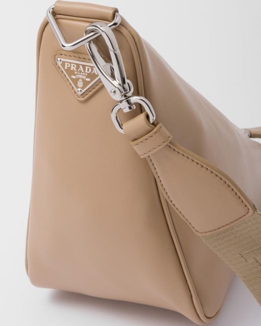 Prada Multicolor Triangle Leather Shoulder Bag