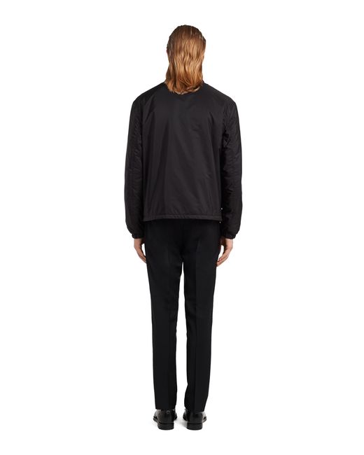 Prada Blue Re-Nylon Blouson Jacket for men