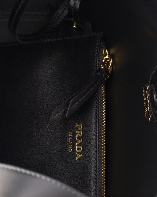 Prada Black Boogie Medium Leather Bag