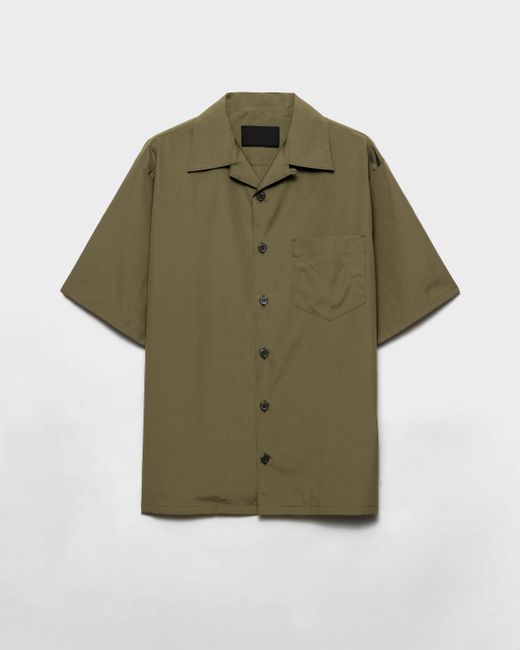 Camicia Bowling di Prada in Green da Uomo