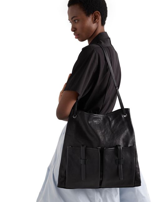 Borsa Route Extra Large di Prada in Black