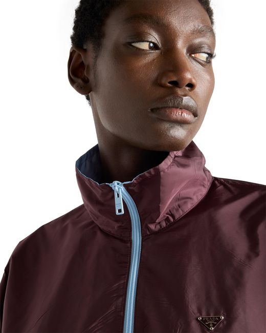 Prada Purple Re-Nylon Blouson Jacket