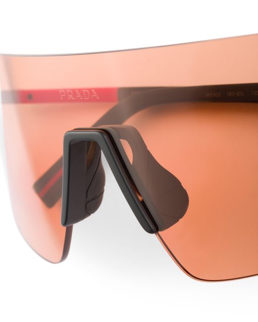 Prada Pink Linea Rossa Sunglasses for men