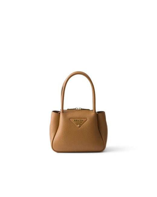 Borsa A Mano Liaison Mini di Prada in White