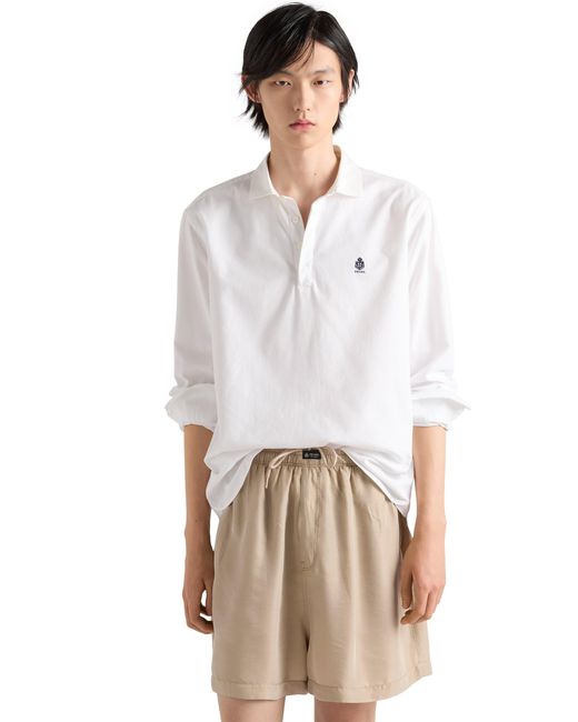 Prada White Cotton Shirt for men