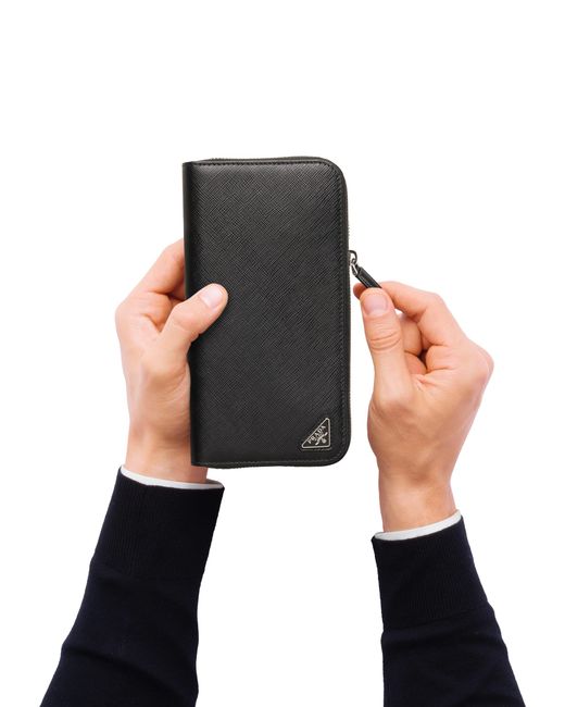 Prada Black Saffiano Wallet for men