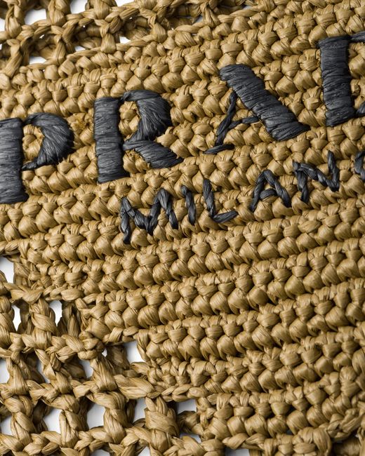 Borsa Shopping di Prada in Metallic