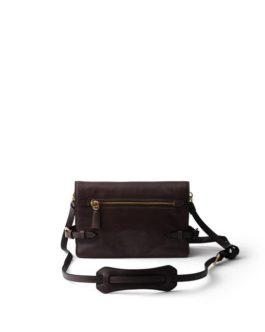 Prada White Mini Leather Shoulder Bag