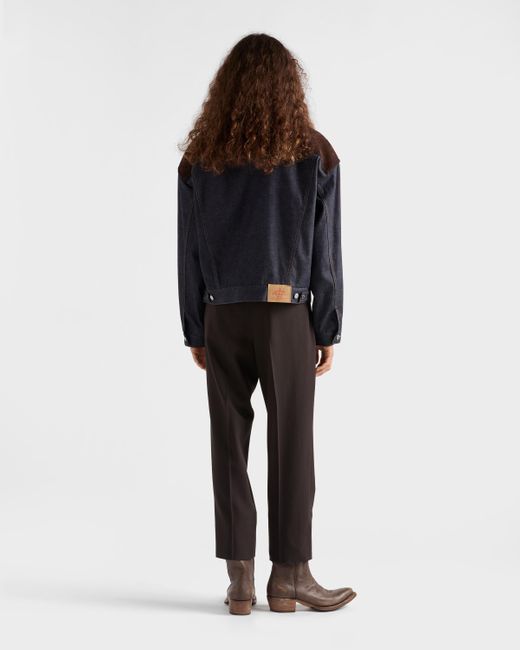 Blouson di Prada in Blue da Uomo