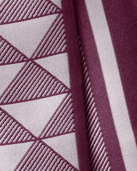 Prada Purple Jacquard Silk Tie
