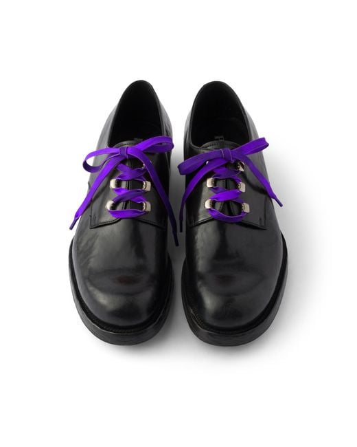 Scarpe Stringate di Prada in Black da Uomo