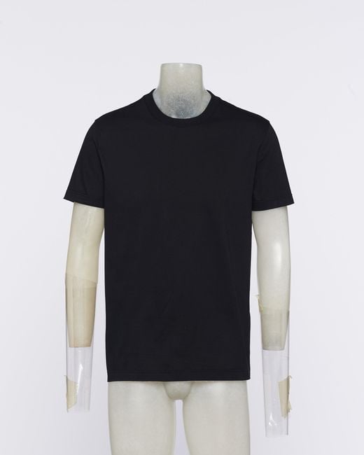 Prada Blue Slim-Fit Crew-Neck Cotton T-Shirts Pack Of Three Xxxl for men