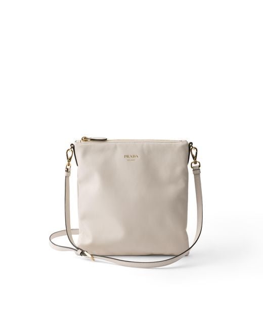 Prada Natural Nappa Leather Mini Shoulder Bag