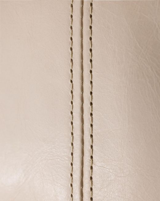 Prada Natural Leather Pouch, Travertine Stone