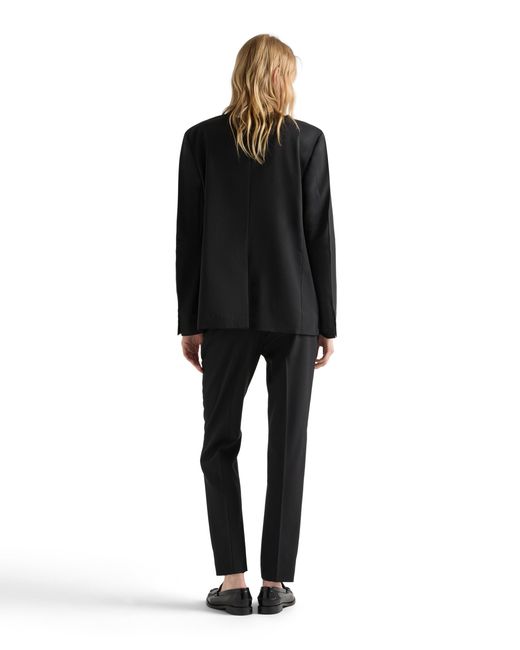 Prada Black Light Wool Pants