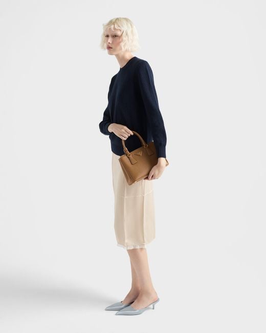 Prada Multicolor Kleine Galleria Tasche Aus Saffiano-Leder